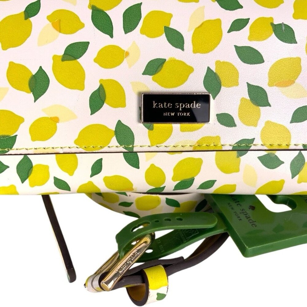 Share Kate Spade Lemon Belt Bag L/XL: NWT Leather Fanny Pack - Citrus Print